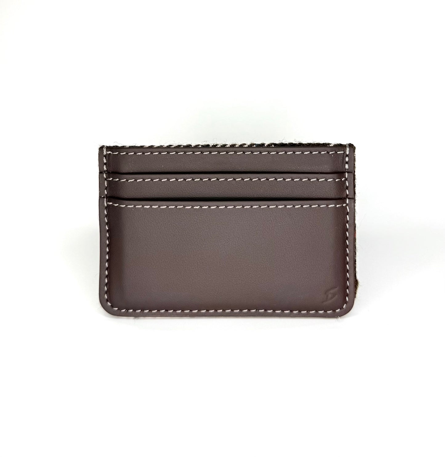 Heritage Spec Edition 001- Olive Bleu Tartan Cardholder